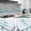 High-Temperature Resistant Oil-Proof Kitchen Stickers: Self-Adhesive Aluminum Foil for Stovetop, Cupboard, and Fume Wall Protection