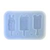 DIY Craft Mold for Resin, Plaster and Wax, Animal Shape Silicone Casting Tray with 3 Cavities for Charm Pieces and Gift Projects At Home