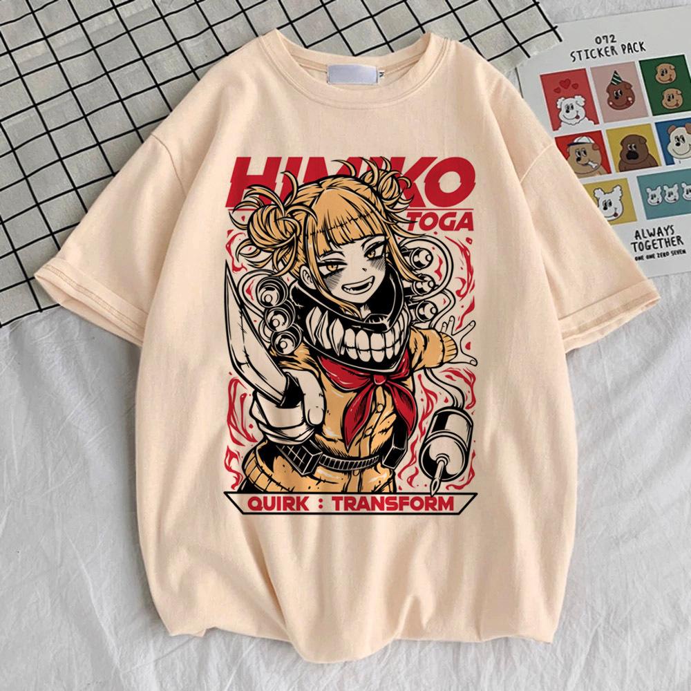 My Hero Academia shirt girl Psychedelic Graphic Punk 2000s t shirt Gothic kawaii Y2k harajuku 2000s 80s