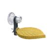 Resin Parrot Claw Grinding Perch Leaf Shape Wear-resistant Parrot Biting Stand Screw/Suction Cup Stable Parrot Perching Station