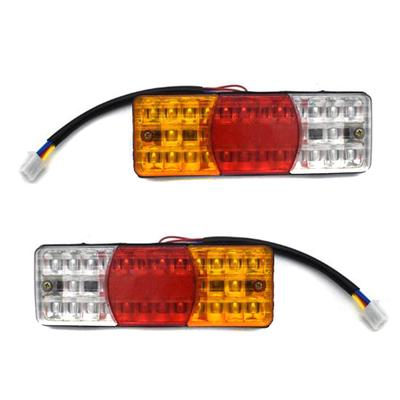 3Colors Led Waterproof Tail Light Reverse Brake Stop Motorcycle Turn Signal 12V