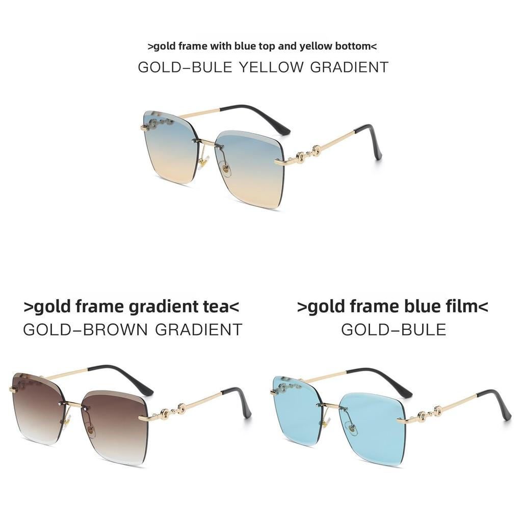 Fashion Square Sun Glasses With Uv400 Protection For Summer Travel And Outdoor Activities