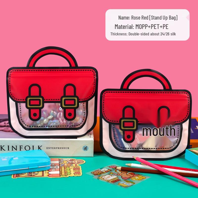 Back-to-School Children's Gift Bags: Cute Self-Sealing Snack & Birthday Packaging