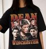 Dean Winchester Shirt Supernatural Winchester Vintage Y2k Tops Harajuku Graphic Print T Shirts Casual Loose Streetwear Unisex