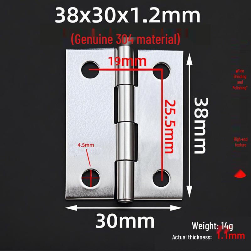 Stainless Steel Folding Casement Hinge for Doors, Windows, Wooden Boxes & Luggage (1-4 inches)