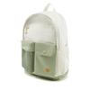 New LiNing Fitness Series Polyester Backpack Unisex Moon White & Light Gray Green ABSV157-1