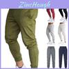 Calças Jogger Macias de Alta Qualidade para Mulheres e Homens com Design Patchwork Estiloso para Uso Casual e de Lazer