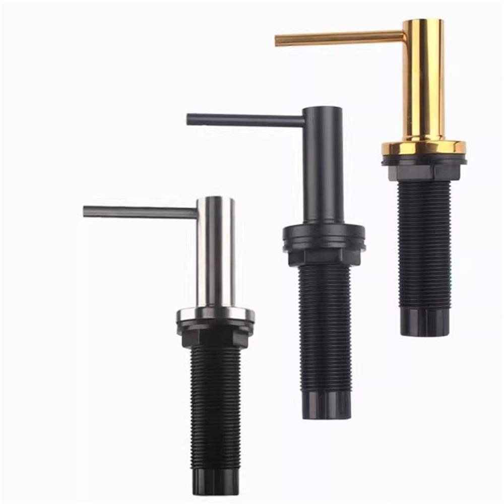 Stainless Steel Sink Detergent Dispenser Built-in Design Kitchen Liquid Soap Dispenser Pump Head Hand Press Liquid Dispenser
