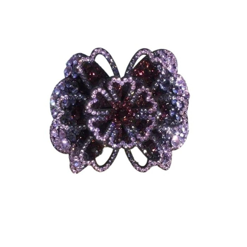 New Women Elegant Hair Accessories Barrettes Headband Crystal Hairpin Flower Hair Clip