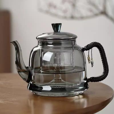High Borosilicate Glass Teapot Thick and Heat-resistant Large Capacity Electric Ceramic Stove for Boiling Tea Pot Tea Infuser