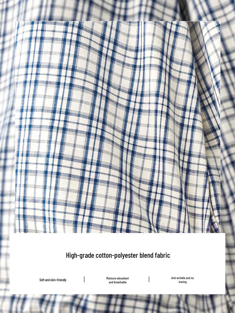 Jesień 2025 Damska Koszula w Kratę z Długim Rękawem i Kokardą