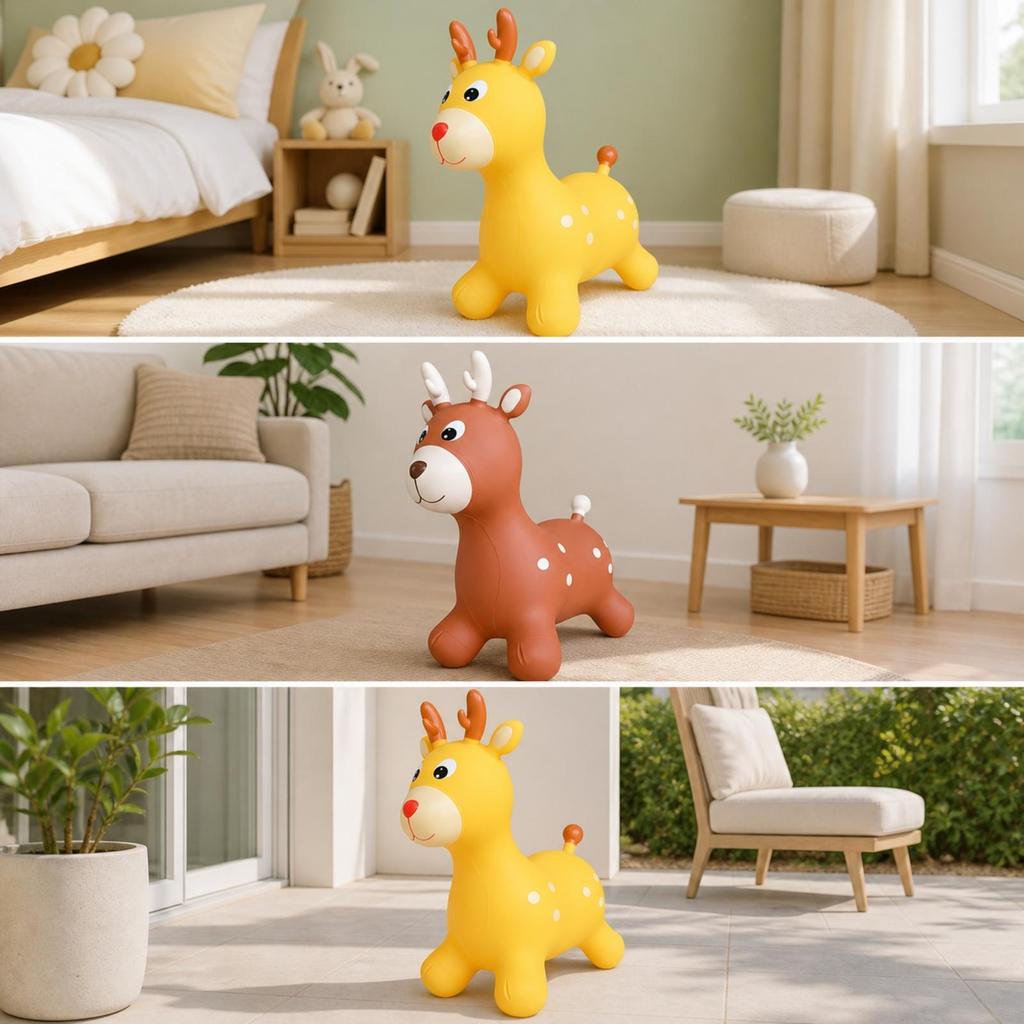 Hopping Deer Stable Toy for Young Children