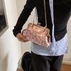 2025 New Dinner Bag Fashion Celebrity Clutch Bag One Shoulder Oblique Span Bag Versatile Sequin Bag Women's Small Handbag