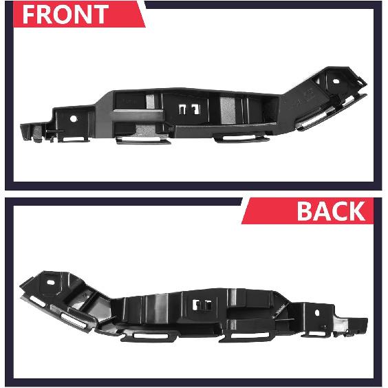 BXZ Front Bumper Cover Support Bracket Retainer Reinforcement Pair For Ford Fusion 2010 2011 2012