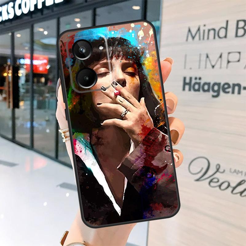 Mia Pulp Fiction Case For Realme 15 Pro 12 11 13 14 Pro Plus GT6 GT7 C55 C51 C53 C25 C63 C61 C65 C67 C71 C75
