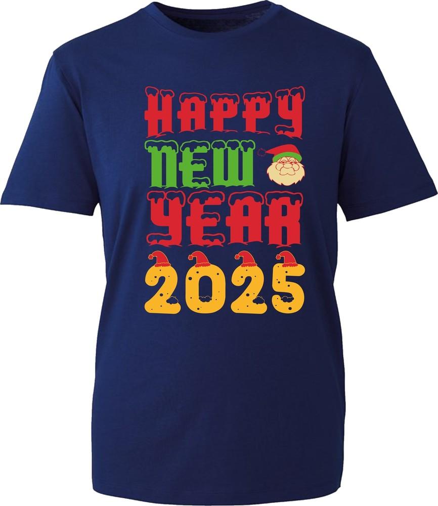Happy New Year 2025 Christmas T Shirt Merry Christmas Unisex Tshirt Tee Top S
