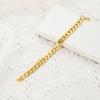 Cuban chain new personalized hip-hop fashion versatile titanium steel women's bracelet