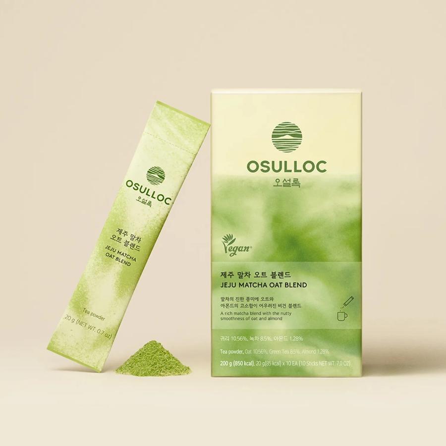 OSULLOC Jeju Matcha Oat Blend 10ea*200g Oat Blend 10ea*200g
