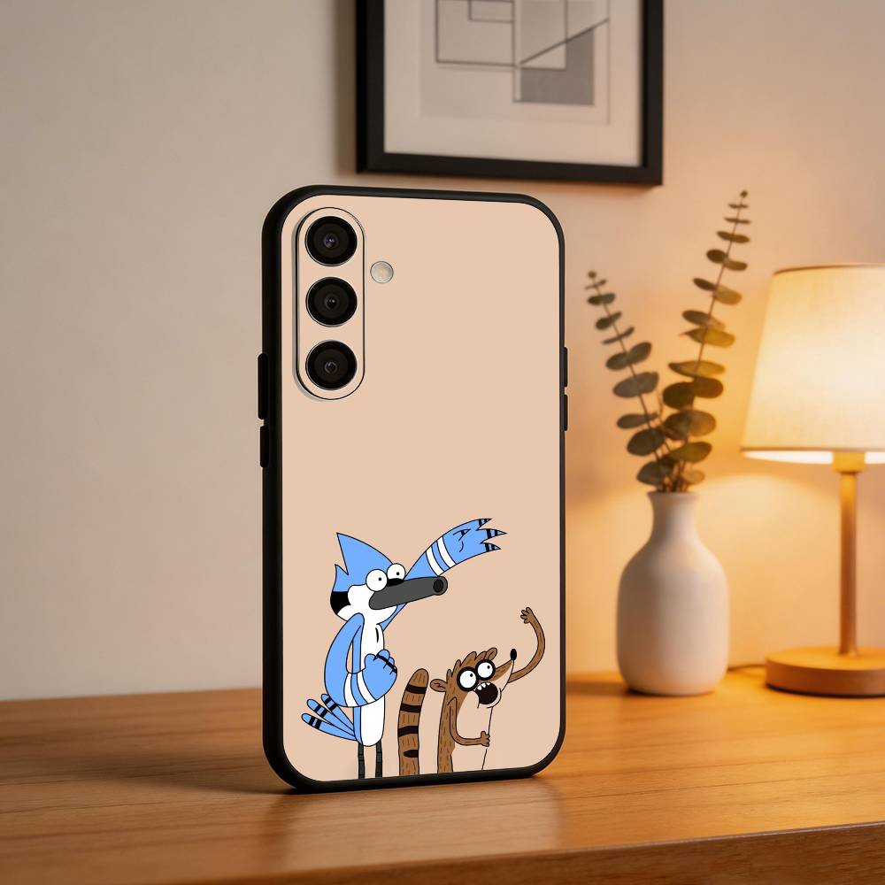 R-RegularES Cute Show Phone Case For Samsung A73,72,71,53,52,51,22,91,80, Soft Black Cover Samsung a21s