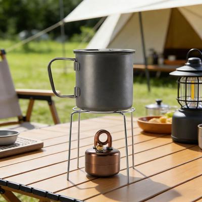 Estufa de Camping Portátil Ultraligera Resistente al Viento Quemador Calentador Aventuras al Aire Libre Mochilero Senderismo Emergencia Aleación de Aluminio Horno de Combustible Líquido
