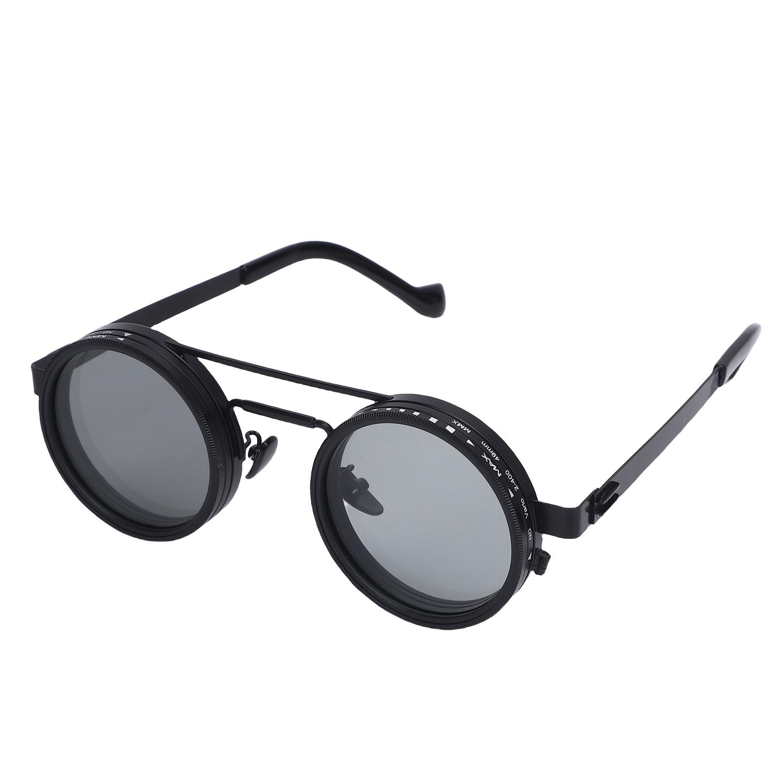 

Adjustable Tint Sunglasses 9 Gears ND2 400 Round Polarized Sunglasses for Outdoor Adventures