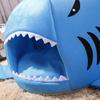 Autumn Winter Shark Shape Pet Dog Cat Puppy Bed Warm Cushion Soft Kennel Nest