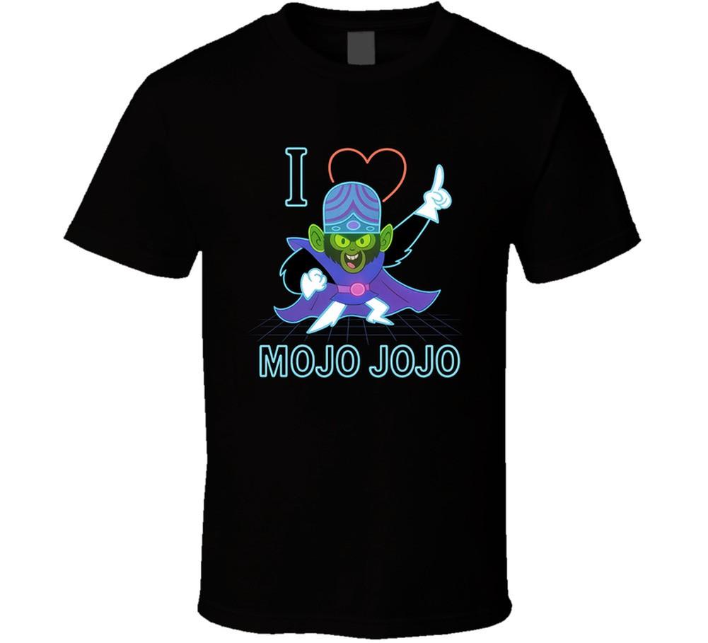 

I Heart Love Mojo Jojo The Powerpuff Girls Cartoon Character Fan T Shirt Mens Womens Tees Top 4XL