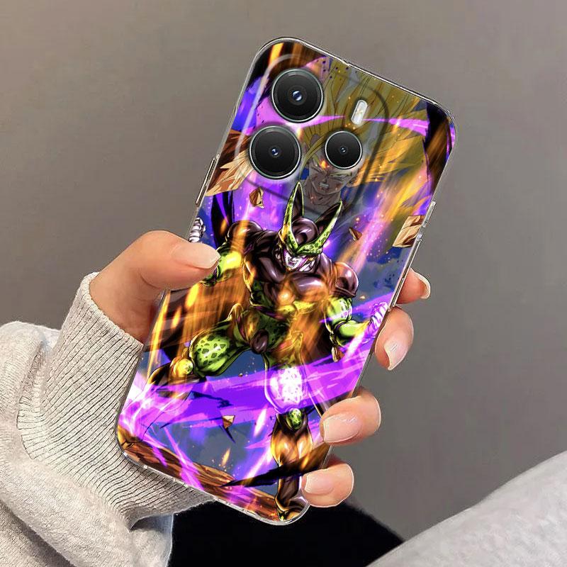 Dragons Balls Cell Anime Case For Xiaomi Redmi Note 15 14 13 12 11 Pro Plus Cover For Redmi 15C 15 14C 13C 12C Clear Phone Cases