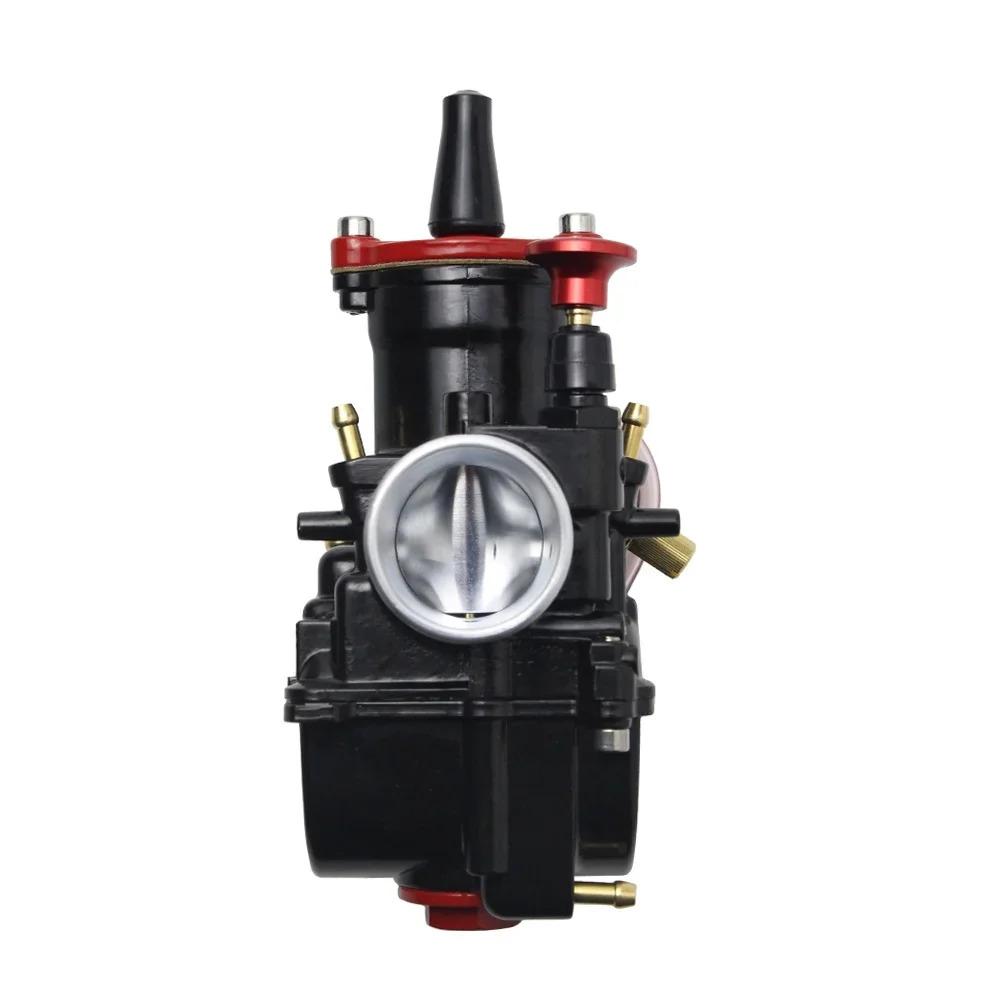 Motorcycle Universal Maikuni Black Carburetor For Maikuni Black PWK Carburetor KR150 21MM 24MM 26MM 28MM 30MM 32MM 34MM With Power Jet 2T 4T Racing