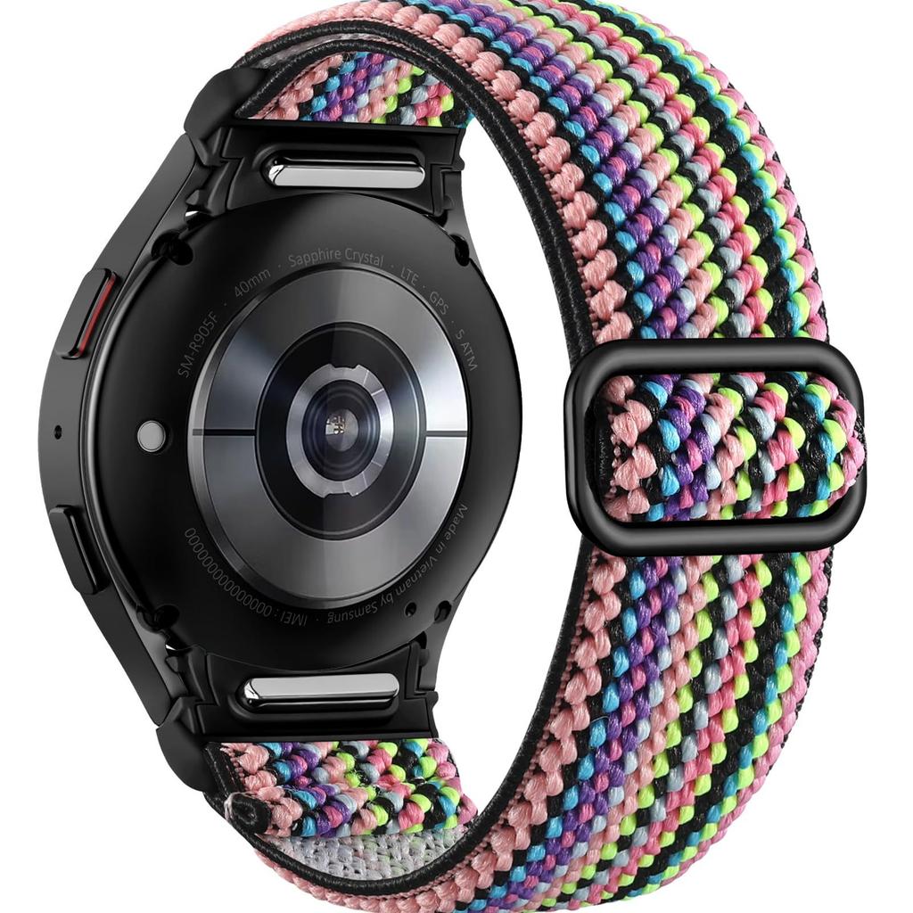 Elastic Nylon Loop Watch Band For Samsung Watch4 5 6 7 Strap Replacement Wristband For Samsung Galaxy Bracelet Correa Accessorie
