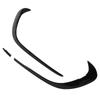 3pcs Glossy Black Front Bumper Spoiler Splitter Trim Replacement for Mercedes?Benz A?Class W176