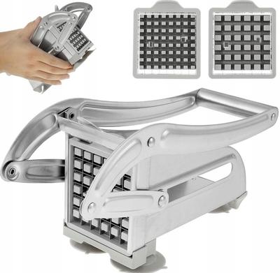 French Fries Cutter, Manual Slicer, Stainless Steel, Vegetables, Solid