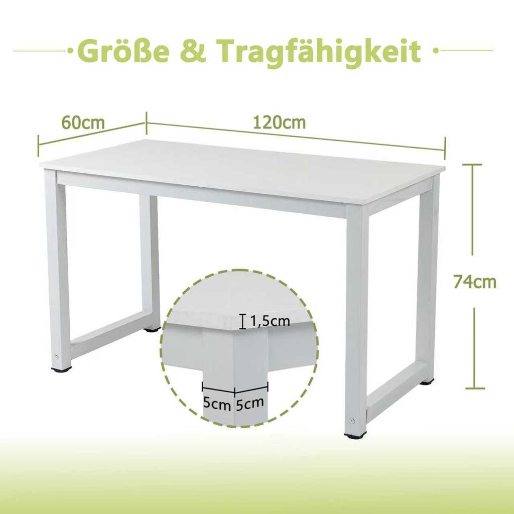 Computertisch Weiß