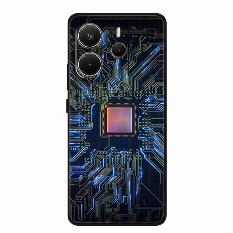 Für Xiaomi Redmi Note 14 4G Global Hülle Luxus TPU Weiches Silikon Cover Handyhüllen für 24117RN76G Schutz Neu Bumper Funda