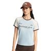 Li Ning Sports Lifestyle Series Letter Round Neck T-Shirt Women Tops ATSW366-1