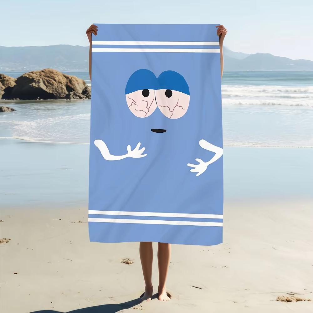 

big eyes Cute Cartoon Towel | Soft Quick-Dry Pool & Beach Towel | Ideal Gift for Travel, Fitness, Shower & Camping (Flat Print) W30*H60(CM)