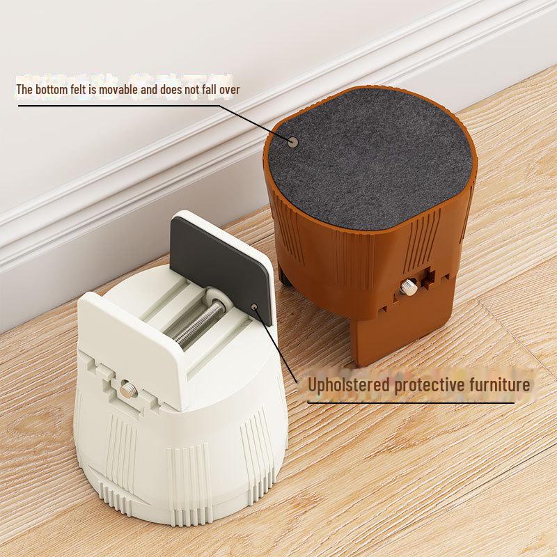 Adjustable Furniture Leg Pad – Heightening Support & Stabilizer