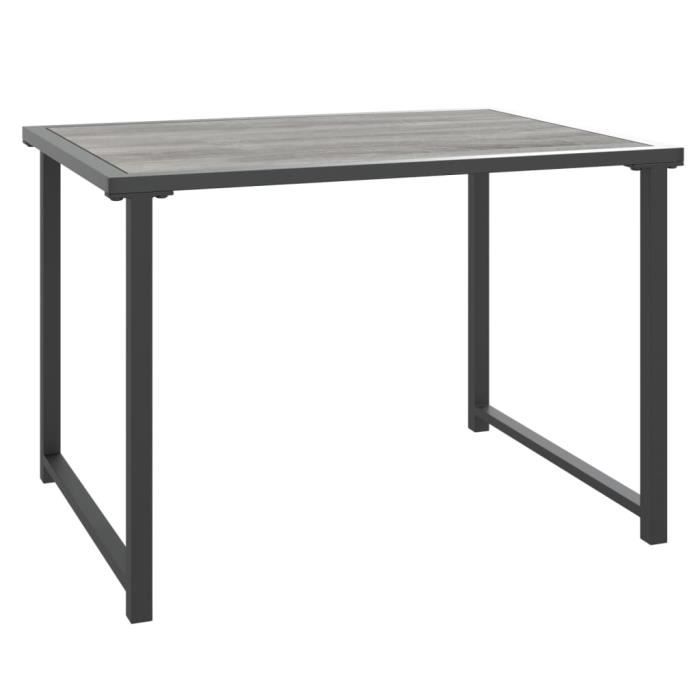 VidaXL Garden Table Anthracite 55x40x37 Cm Steel 355821