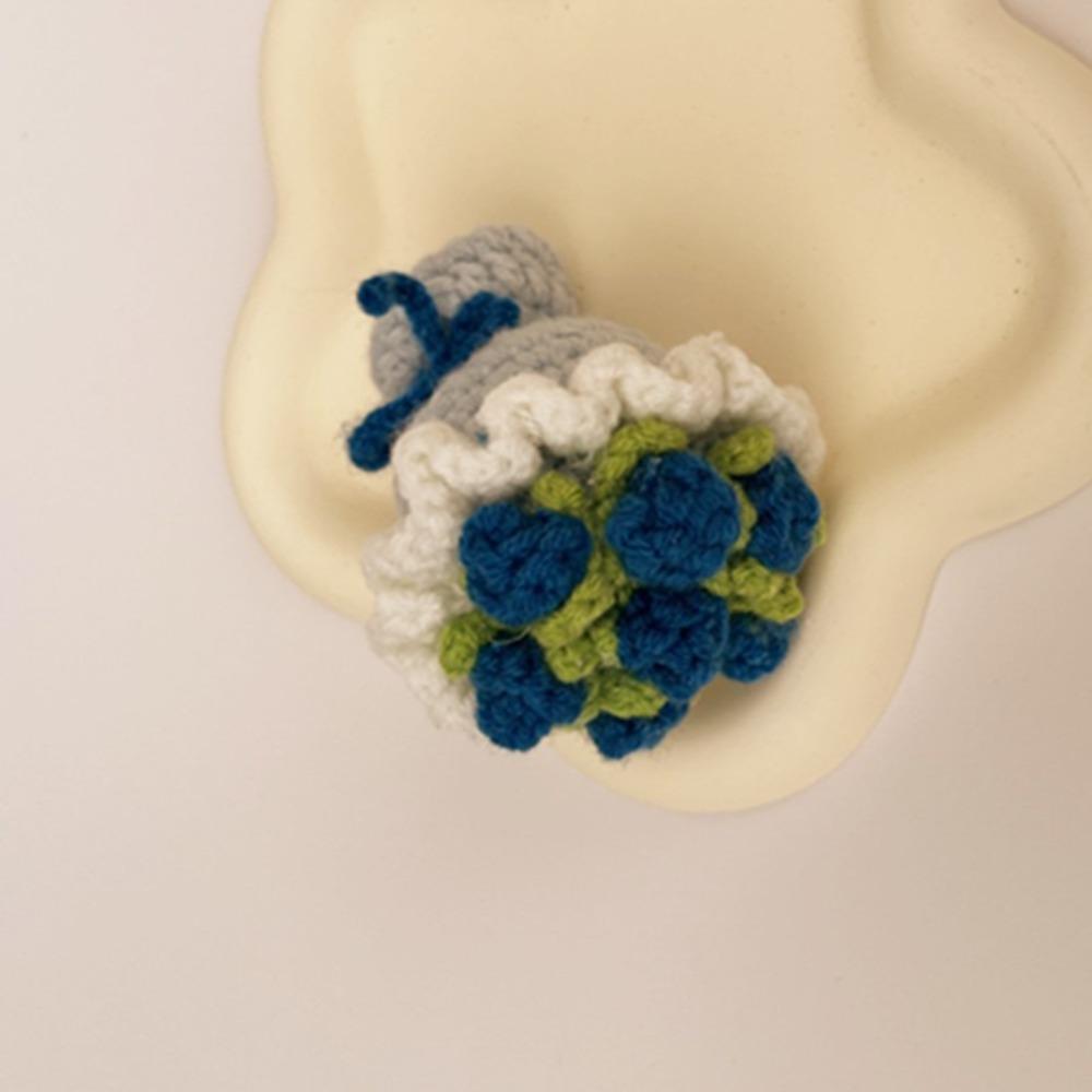 Sunflower Crochet Flower Rose Pendant Creative Artificial Flowers Gift