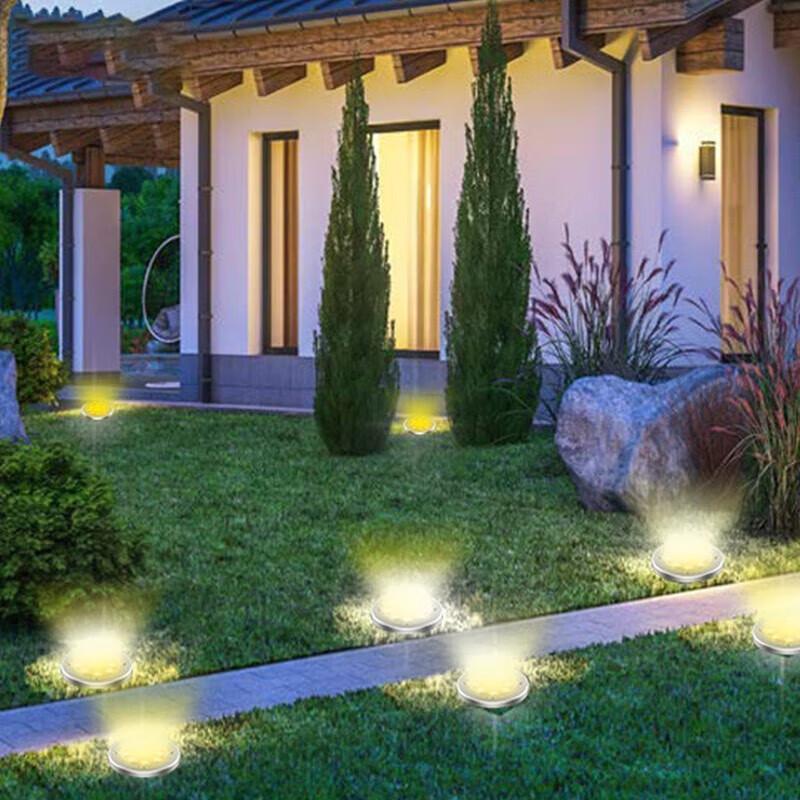 Andeli 16 LED Solar Ground Lights (2-Pack)