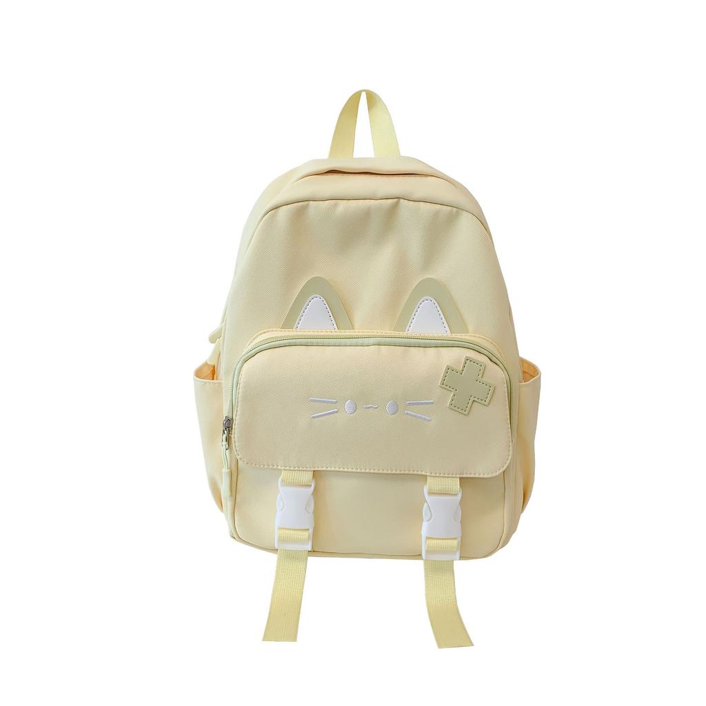 Schoolbag Campus Style Cute Student School Bag Niche Design Sense Lightweight Backpack Girl Soft Girl Travel Commuter Backpack