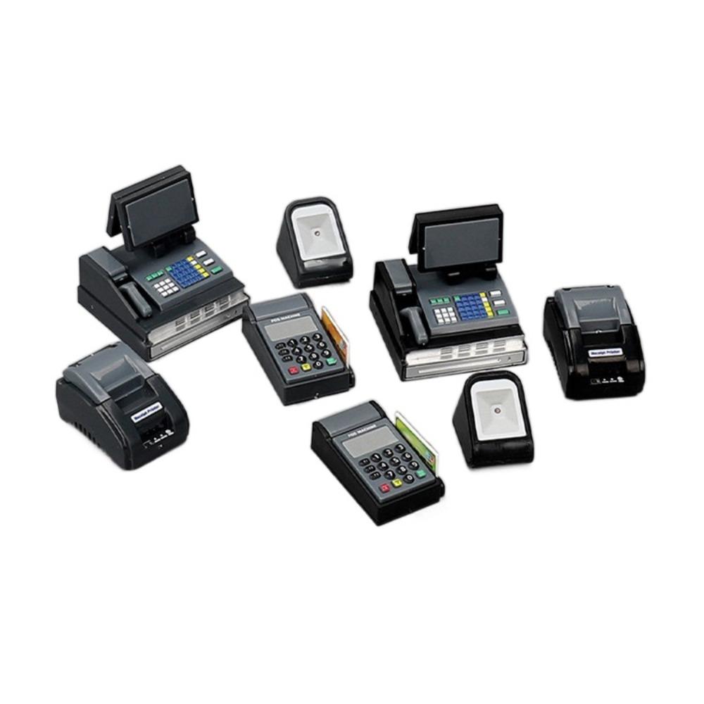 DIY Miniature Cash Register Mini Mini Supermarket Store Card Machine Doll House Scene Props