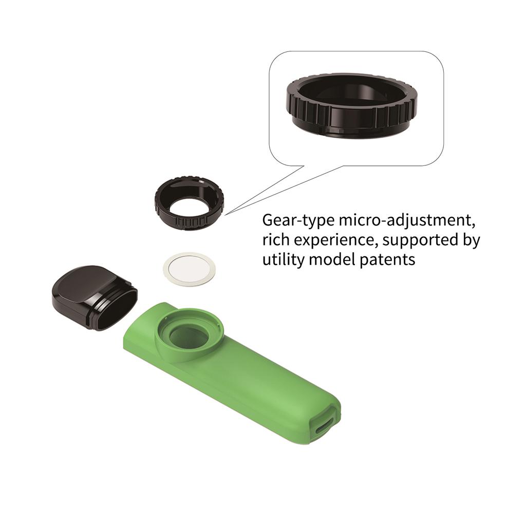 ABS Kazoo Flöte mit 8 Stück Membran Musikinstrument Ukulele Gitarrenpartner Musikinstrument für Kind Erwachsener