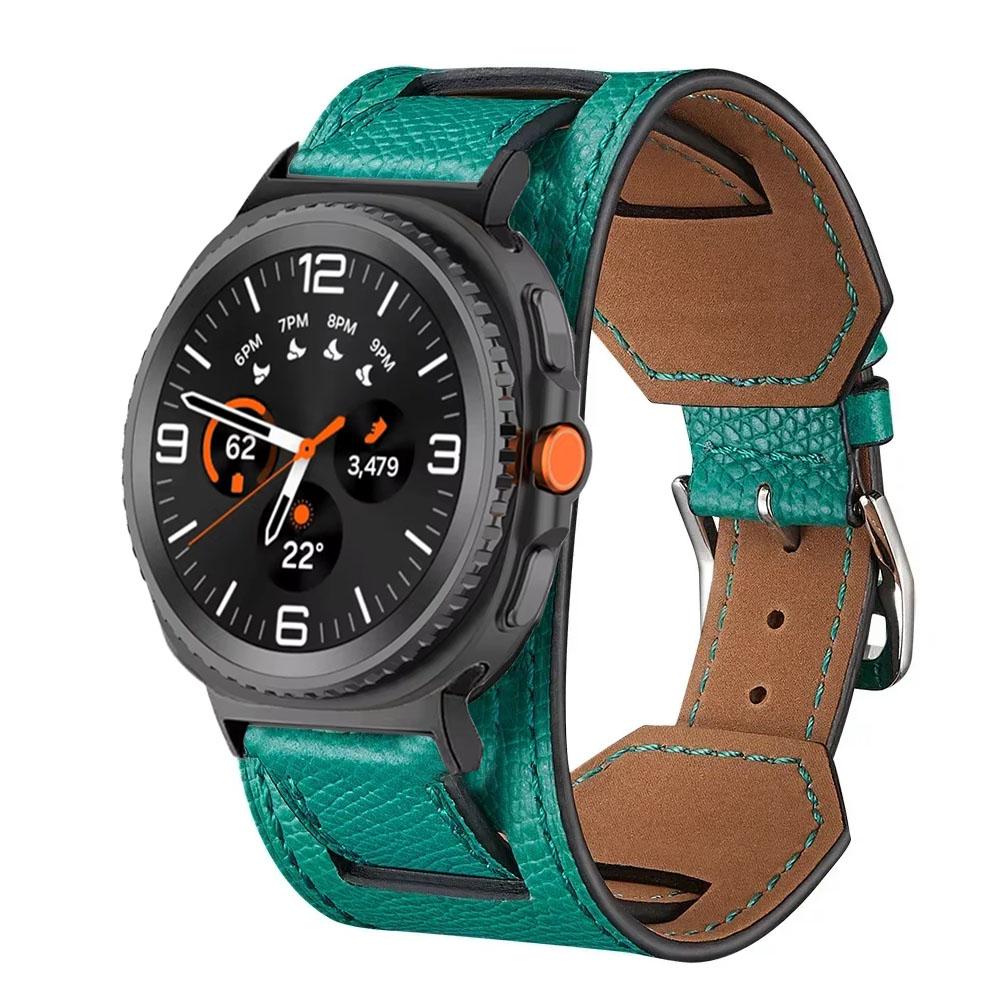 UN Bracelet en Cuir Pour Samsung Galaxy Watch 8 Ultra 47mm Bracelet Confortable Premium Galaxy Watch 8 40/44mm 8 Classic 46mmMN