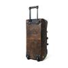 Personalized Full-Grain Leather Duffel Bag with Wheels: Carry-On