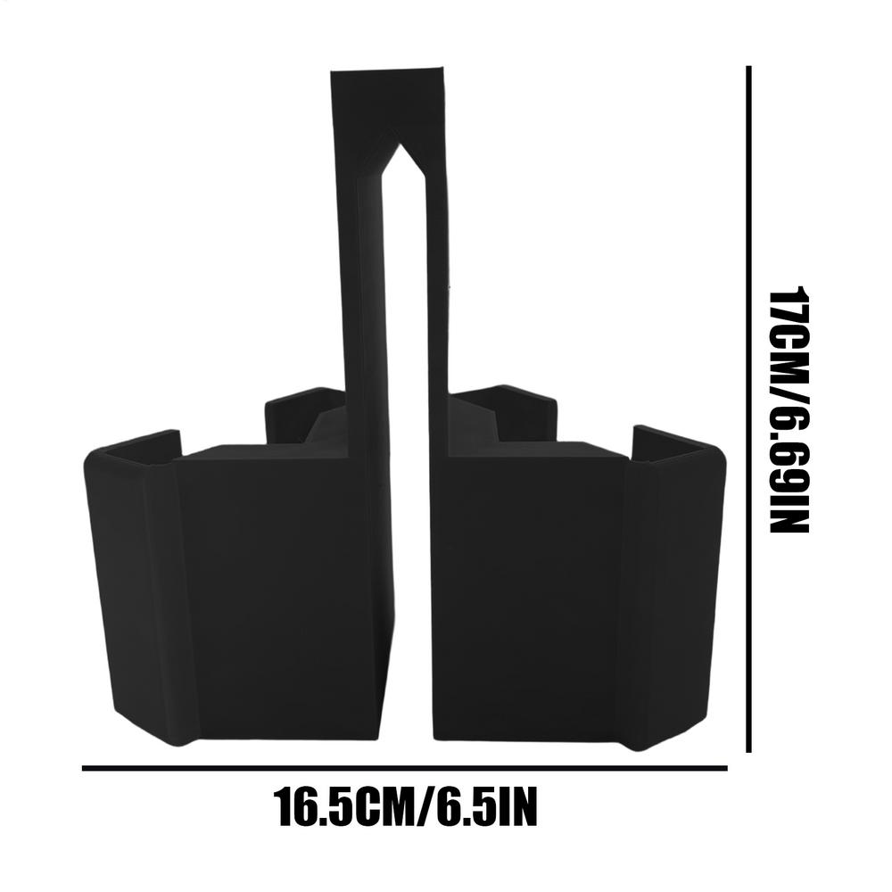 

Портативный регулируемый зажим-держатель для телефона 3D-печать Складной держатель для телефона для тенниса для тренировок на открытом воздухе Пиклбол чёрный