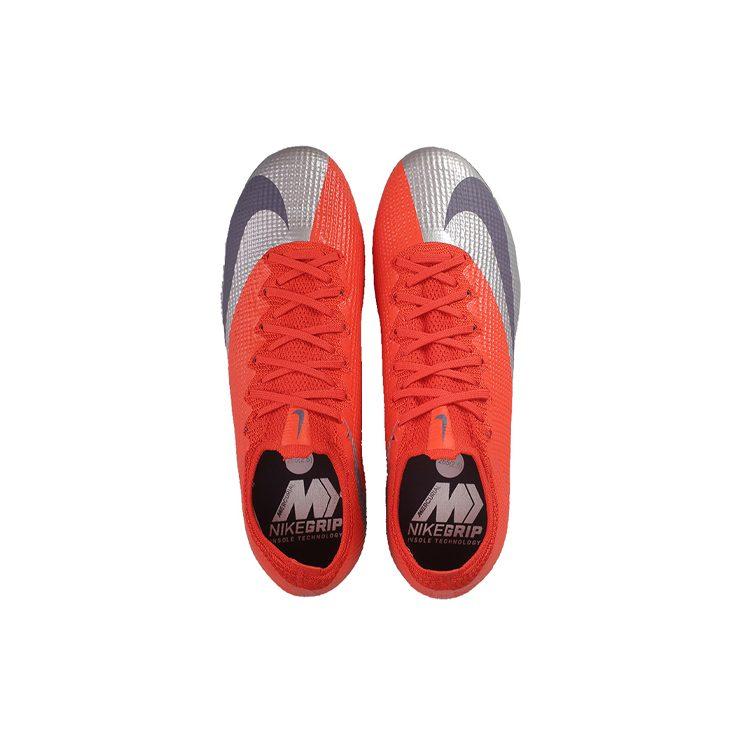 Nike Mercurial Vapor 13 FG Firm Ground Slip Resistant Lightweight Soccer Shoes Men's Bright Orange AQ4176-851