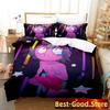 3D The Midnight Gospel Parallel Bars Bedding Set Printed With Pillowcase Bed Duvet Cover Soft Queen King Size Bedclothes Home