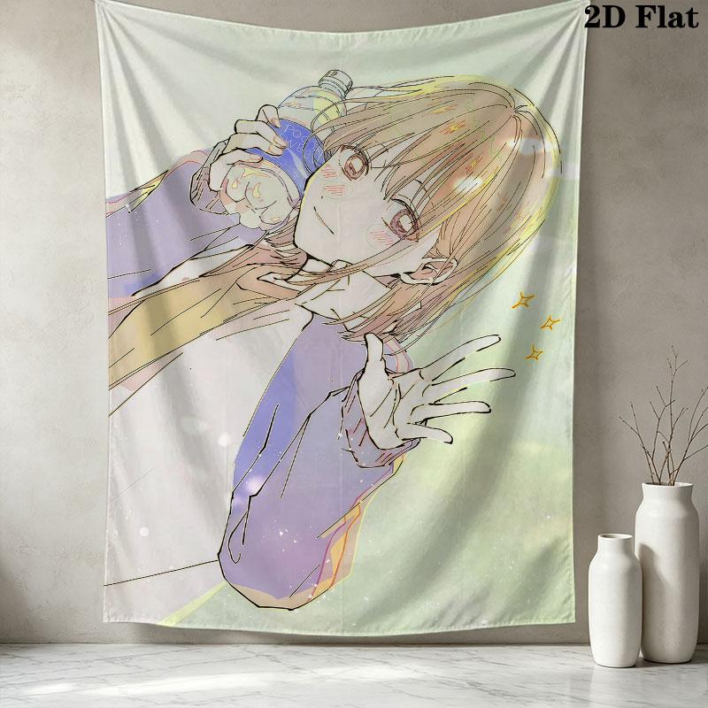 A Silent Voice Wall Tapestry Aesthetic Wall Hanging Printed Fabric Blanket Decorative Tapestries For Bedroom Living Room Home Decor