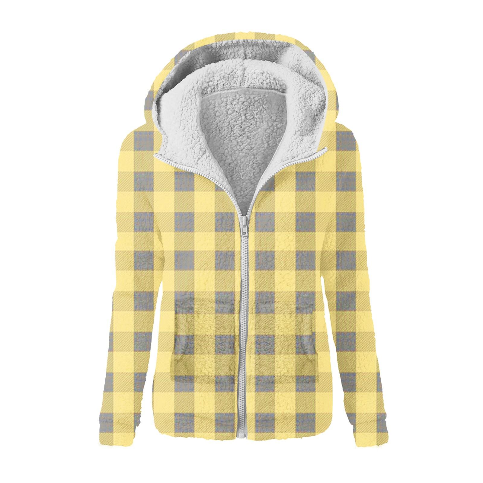 

Женская модная толстовка с принтом, свободная плюшевая куртка с капюшоном на молнии XL белый